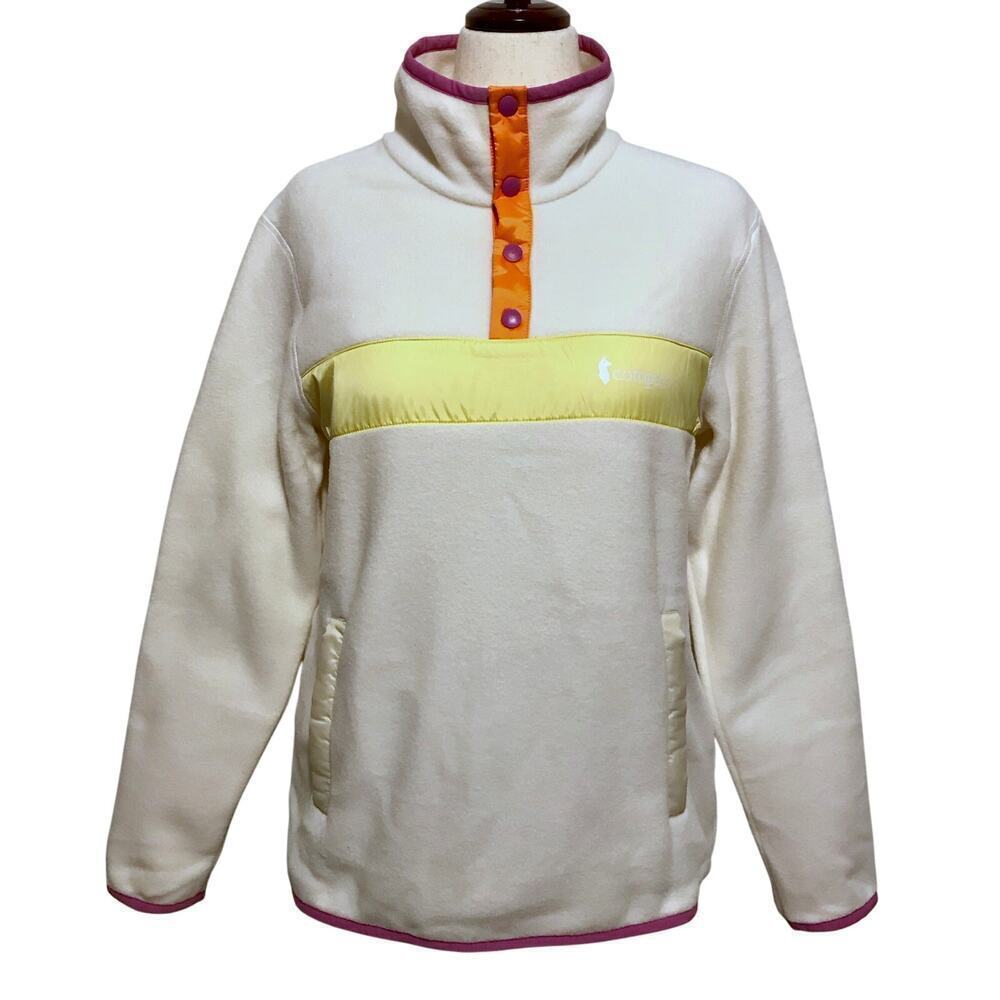 Cotopaxi  NWT Ivory Teca Fleece Pullover Jacket Women XL *Pls See Description*